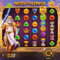Gransino - Gates of Olympus Spilleautomat - Zeus Multiplikatorer